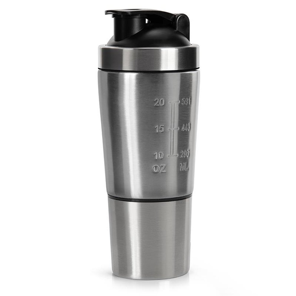 Shakeira com Copo Aço Inox 700ml e 200ml Termopro