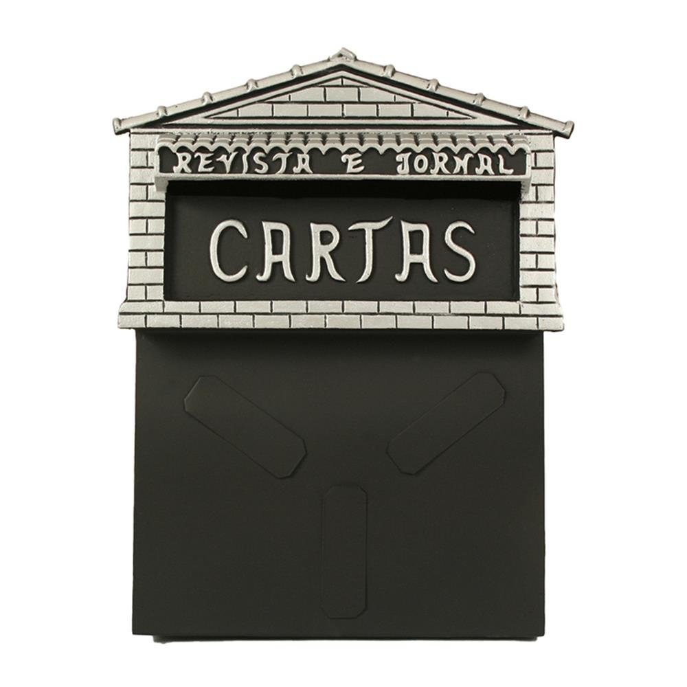 Caixa De Correio Ferro/Aluminio Para Muro Vertical