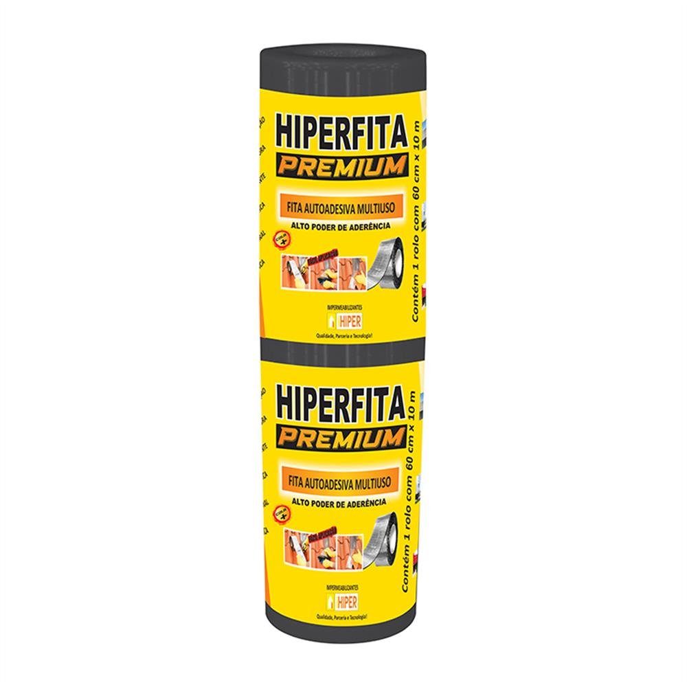 Impermeabilizante Fita 0,60X10m Hiper Aluminio Premium