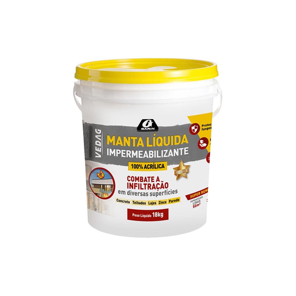 Manta Impermeabilizante Liquida Garin 18L
