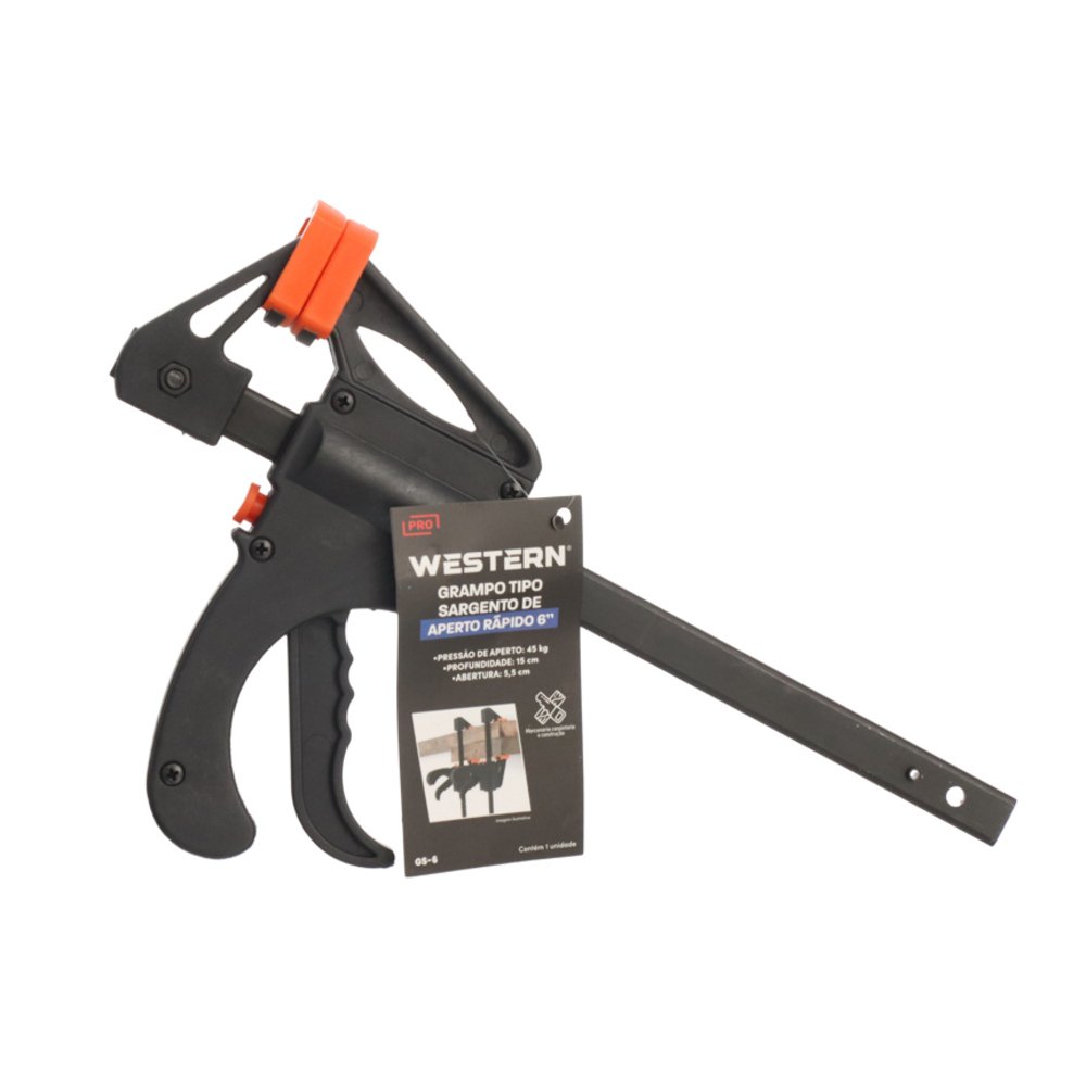 Grampo Sargento Aperto Rapido 6 - Western