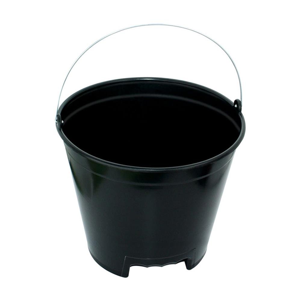 Balde Concreto Plastico 12L Preto Unijet