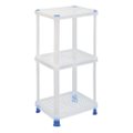 Prateleira Retangular 3 Bandejas Transparente Brasami