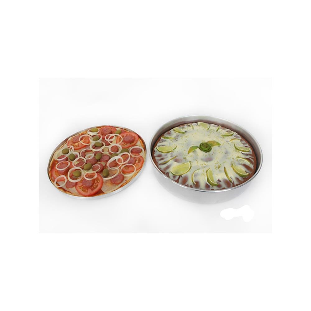 Forma Torta/Pizza N30 Aluminio Polido