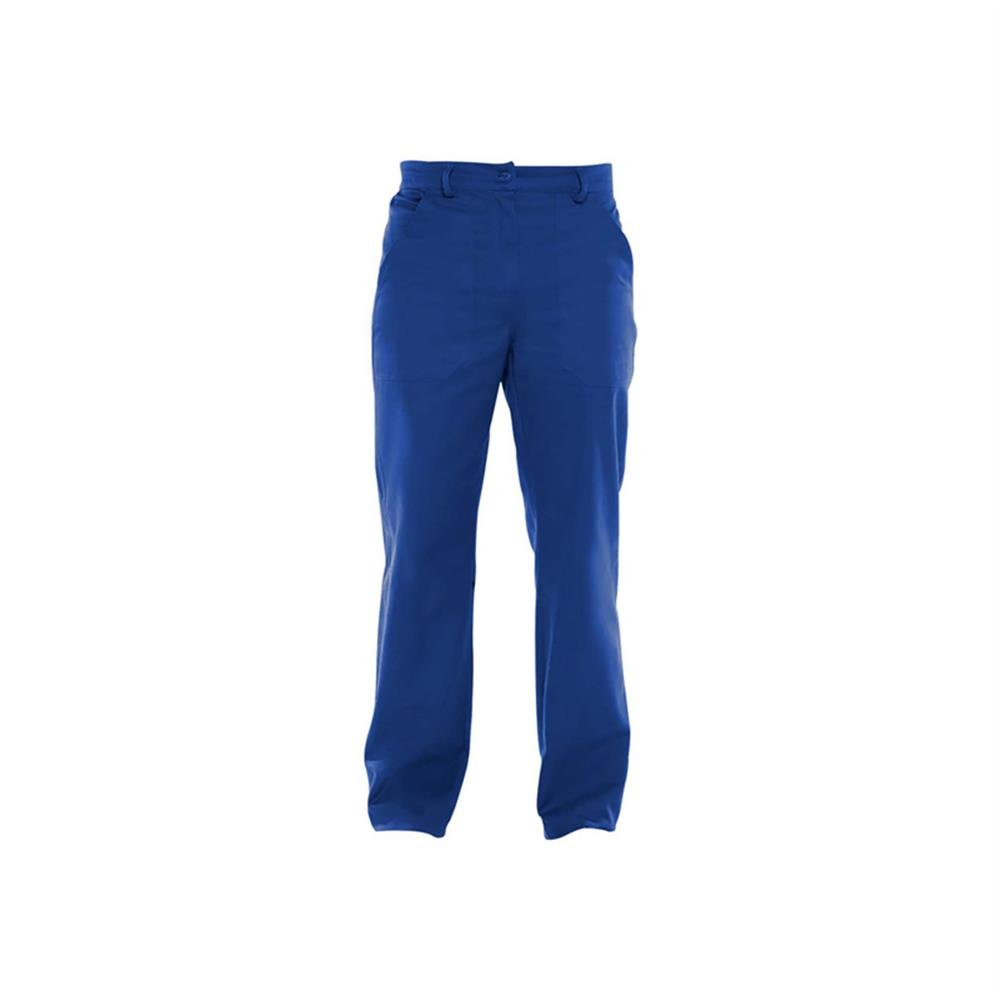 Calça Uniforme De Brim Azul Media