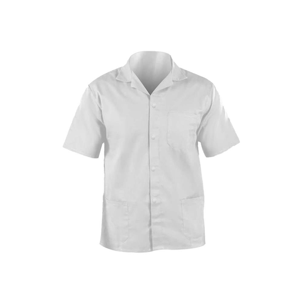 Jaleco Uniforme De Brim Branco G