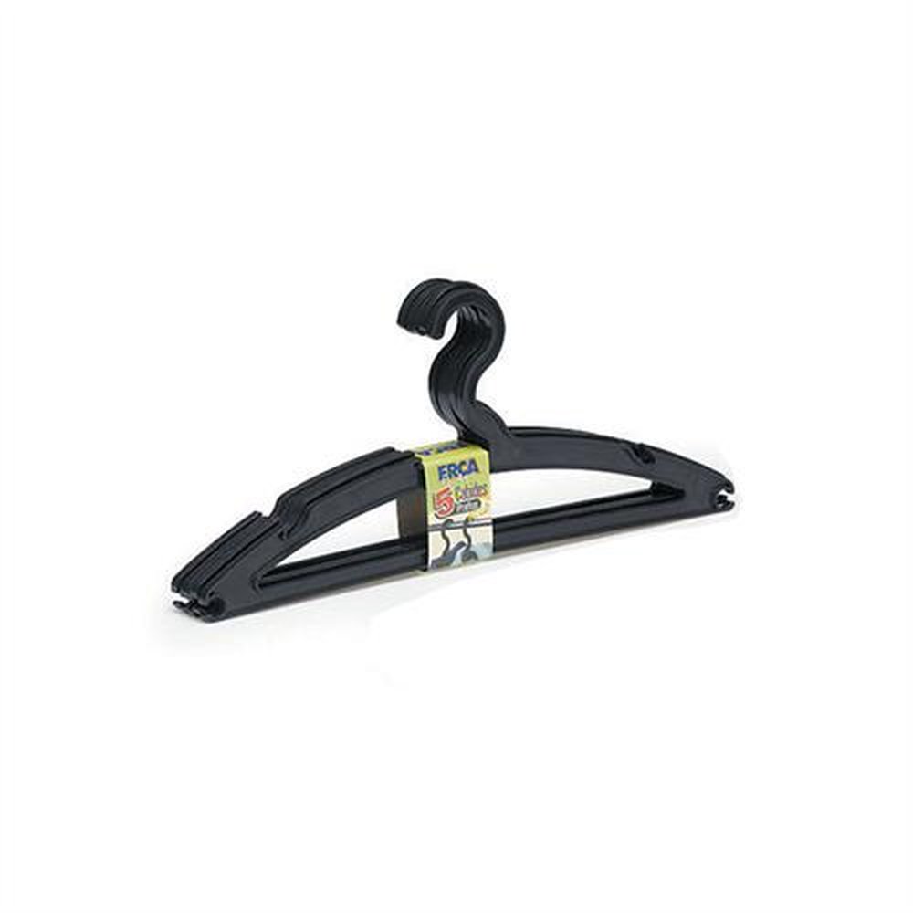 Cabide Plastico Adulto Preto 24X5 Gold