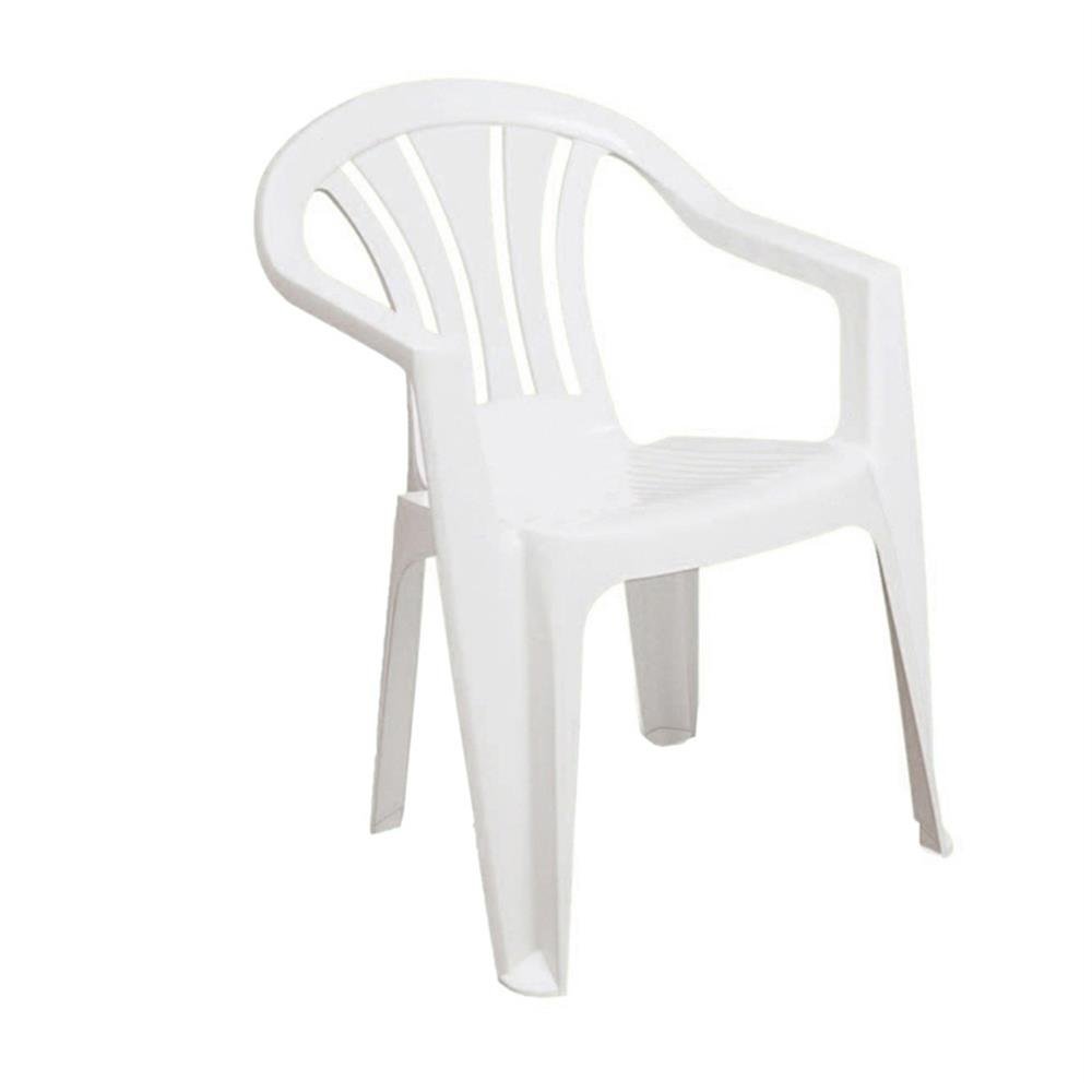 Poltrona Plastica Alta Branca Tramontina