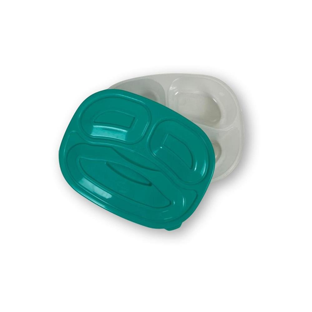 Marmita Plastica 3 Divisorias 800Ml Senior Colorida C6