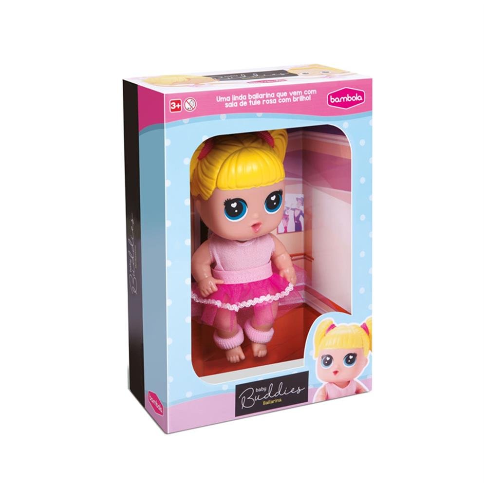 Boneca 23Cm Baby Buddies Bailarina