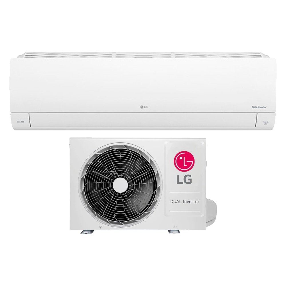 Ar Condicionado Split 9.000 BTUs LG S3-Q09AA31A - Ciclo Frio, Dual Inverter, Wi-Fi com Voice + IA, Branco, 220V