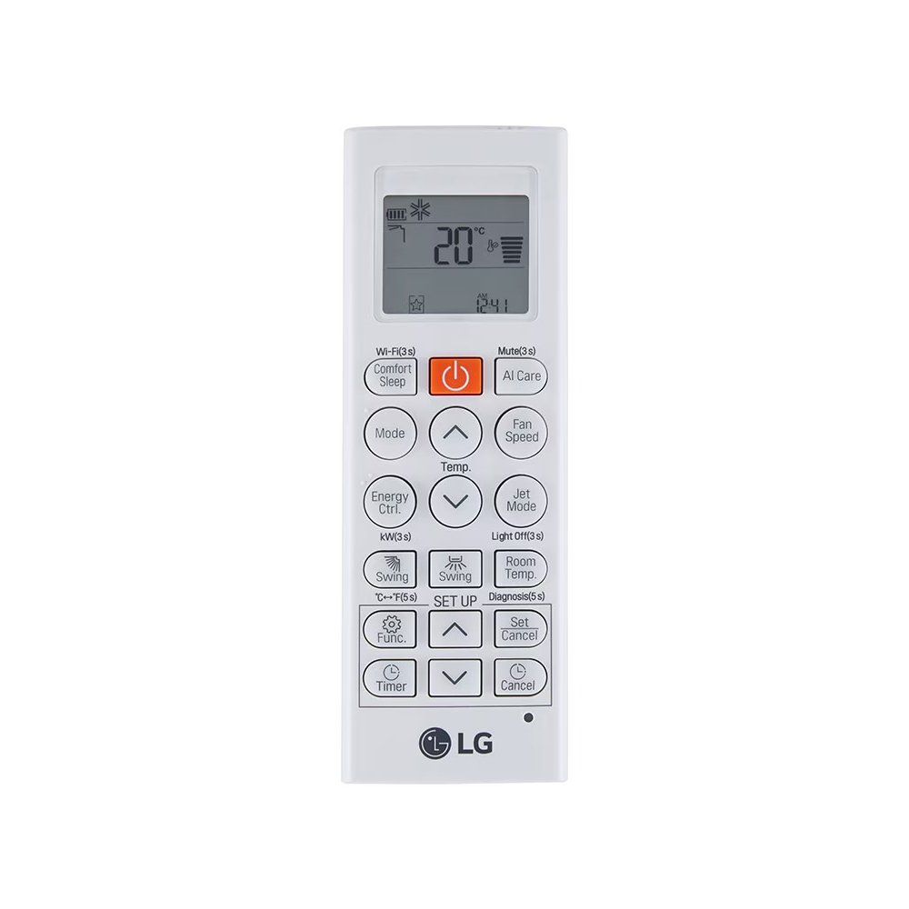 Ar Condicionado Split 9.000 BTUs LG S3-Q09AA31A - Ciclo Frio, Dual Inverter, Wi-Fi com Voice + IA, Branco, 220V