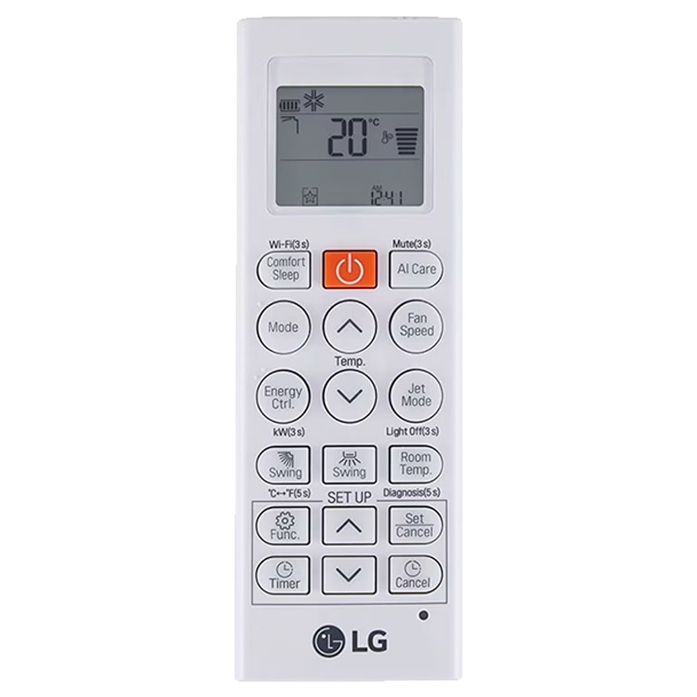 Ar Condicionado Split 12.000 BTUs LG Compact S3-UQ12JAQAL - Ciclo Frio, Dual Inverter, com IA, Branco, 220V
