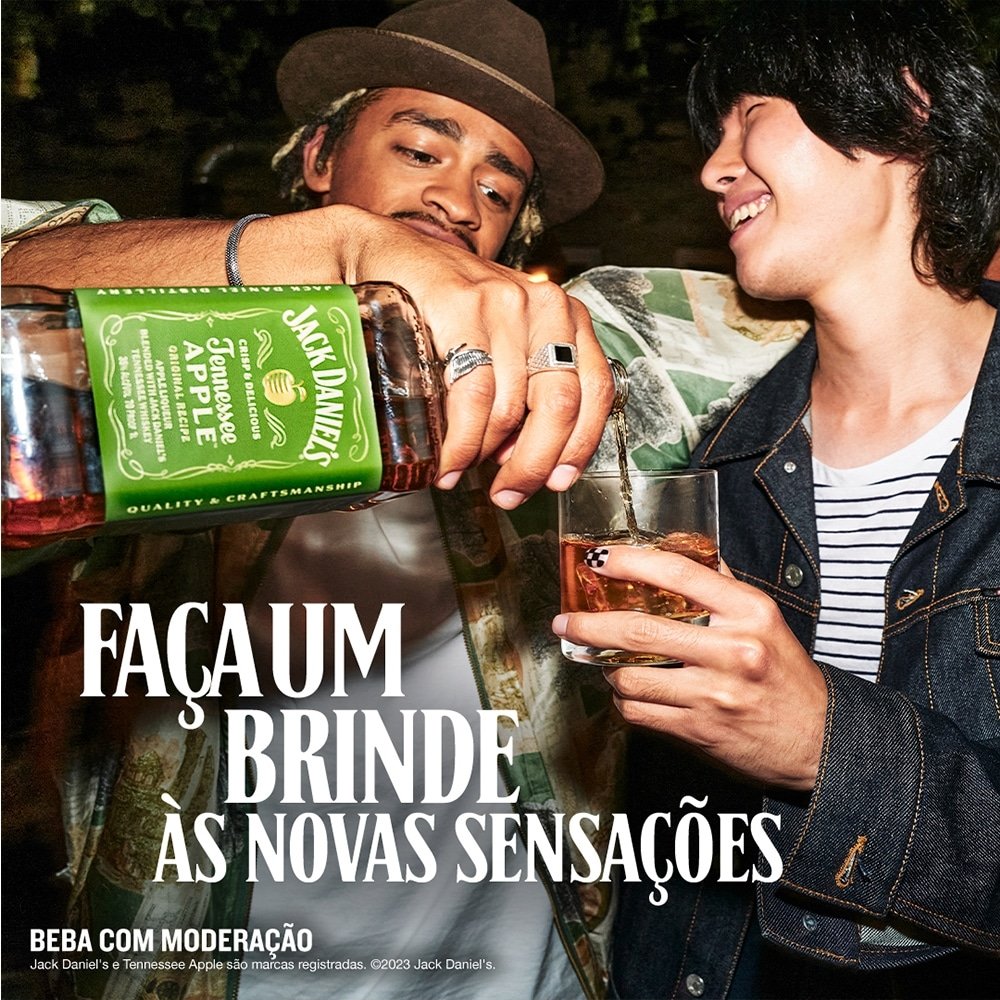 Licor de Whisky Jack Daniel's Apple Tennessee 1 Litro