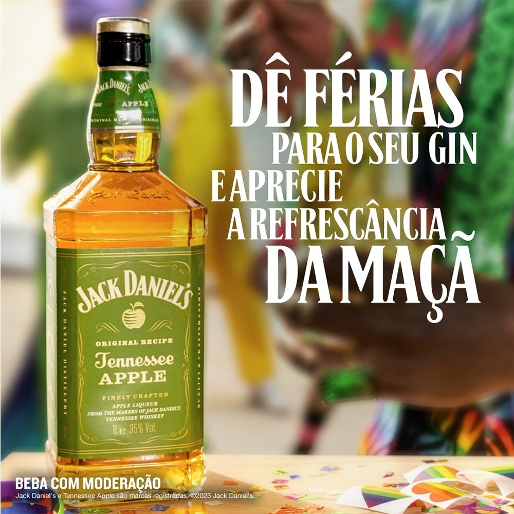 Licor de Whisky Jack Daniel's Apple Tennessee 1 Litro