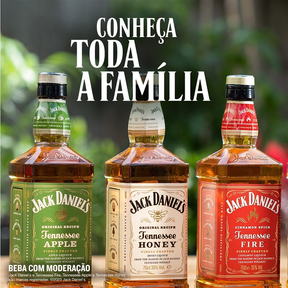 Licor de Whisky Jack Daniel's Apple Tennessee 1 Litro