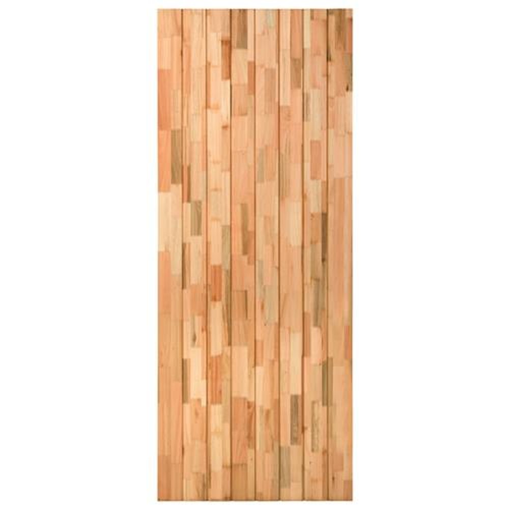 Porta Madeira Maciça PM26 Mexicana C/ Emenda 210X80 Eucalipto