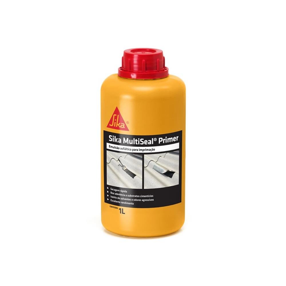 Impermeabilizante Primer P/Fita Sika Preto 6X1l