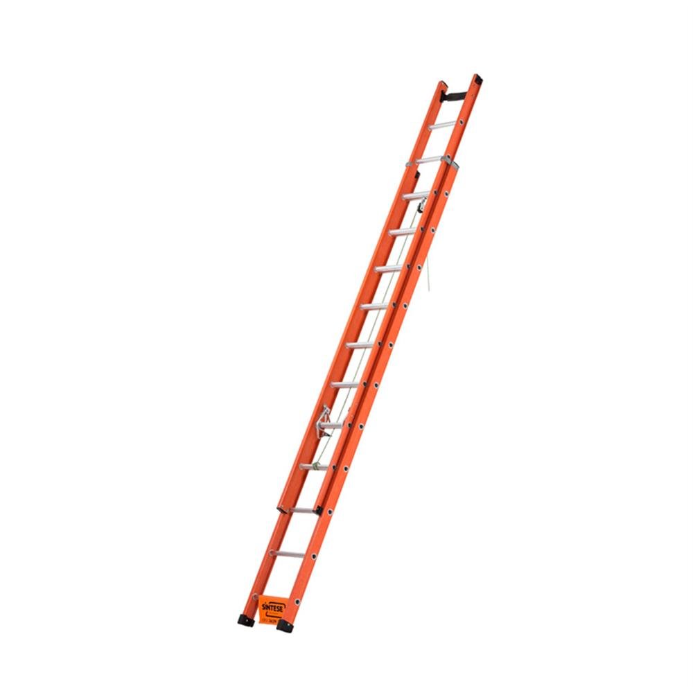 Escada Extende 13 A 23 Degraus Fibra Vidro 4,2 A 7,2M Sintese