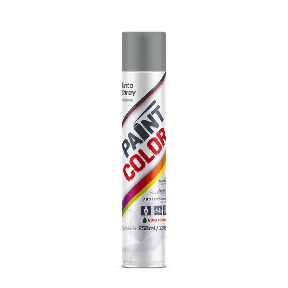 Tinta Spray Metalica Prata 12X250 Paint Color