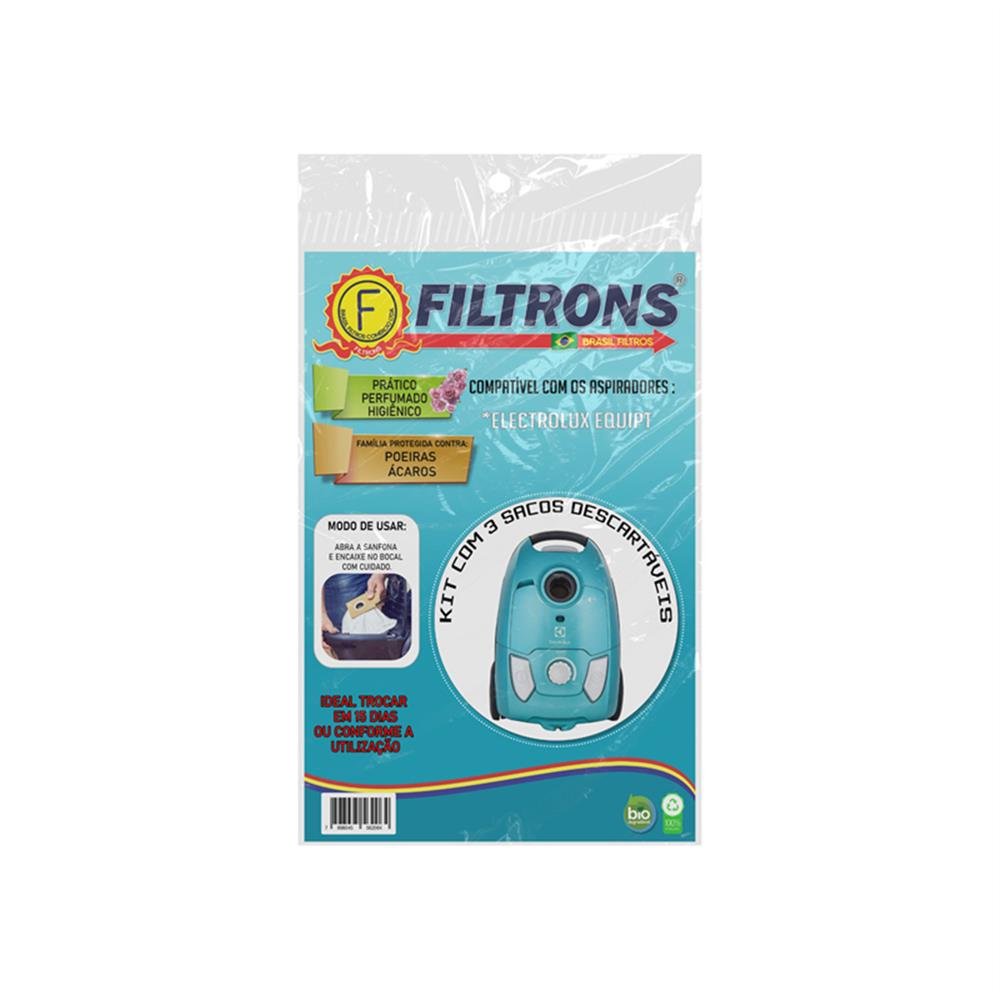 Filtro Aspirador Po Descartavel Equipt Electrolux C3