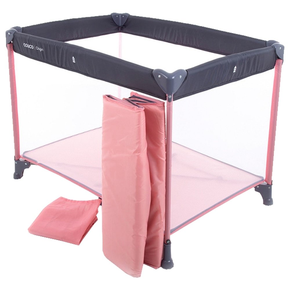 Berço Desmontável Cosco Kids Origin Portátil Rosa