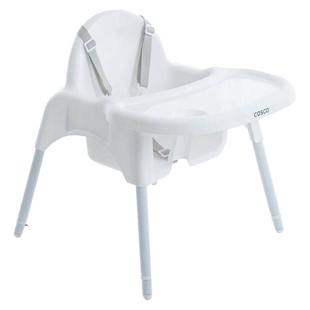 Cadeira Refeição Cosco Kids Cook Compacta Branca