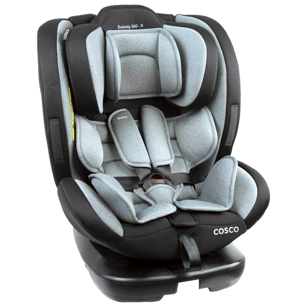Cadeira Cosco Evolutty | com Giro 360 0 a 36Kg Cinza Mescla