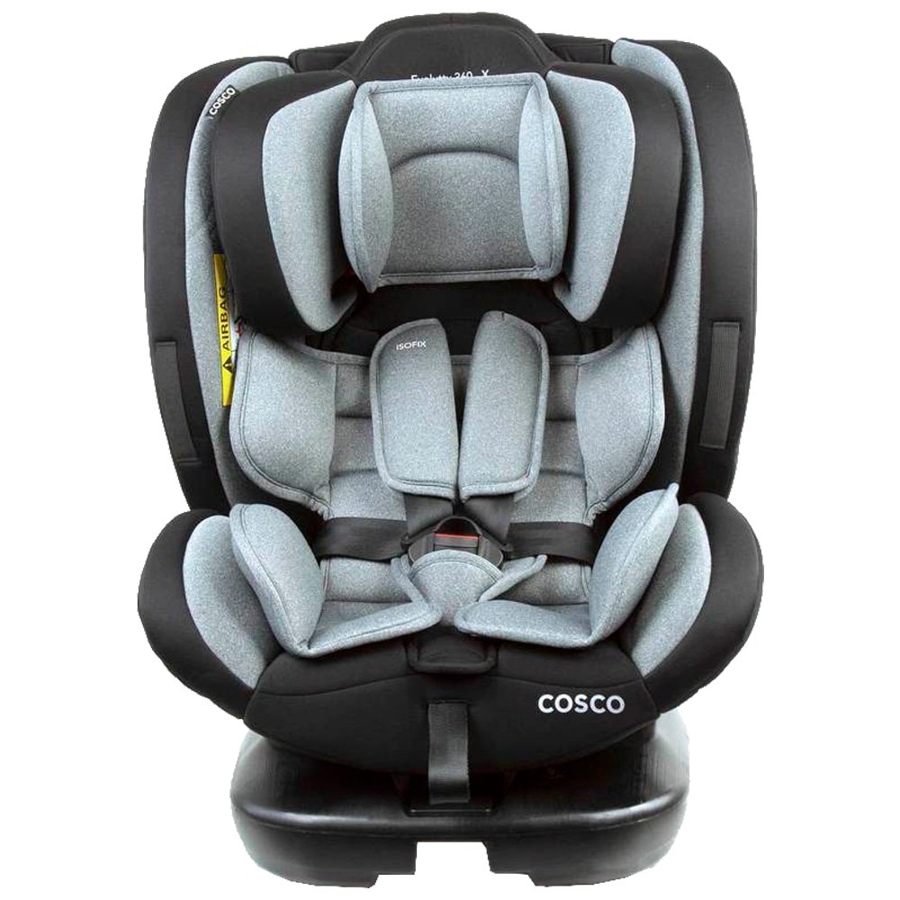 Cadeira Cosco Evolutty | com Giro 360 0 a 36Kg Cinza Mescla