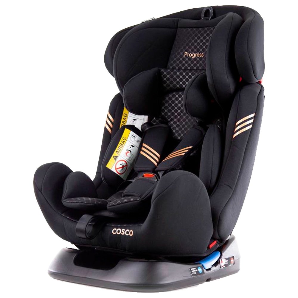 Cadeira Cosco Kids Progress 0 a 36Kg Preto Bronze