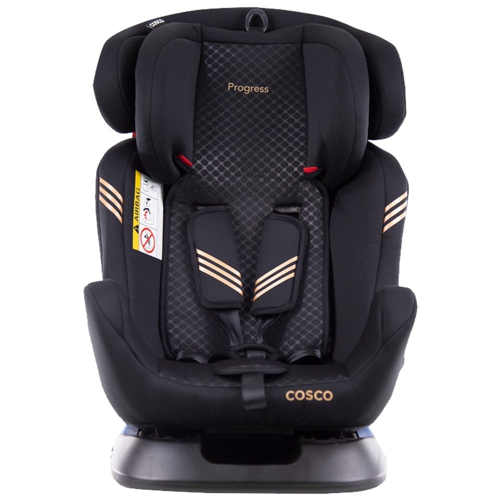 Cadeira Cosco Kids Progress 0 a 36Kg Preto Bronze