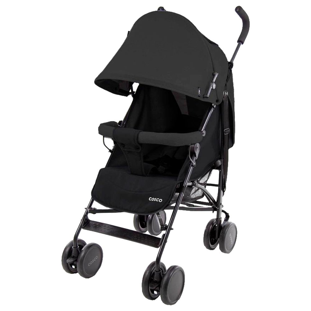 Carrinho Bebê Cosco Kids Hobby Preto Mescla