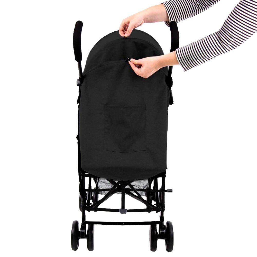 Carrinho Bebê Cosco Kids Hobby Preto Mescla