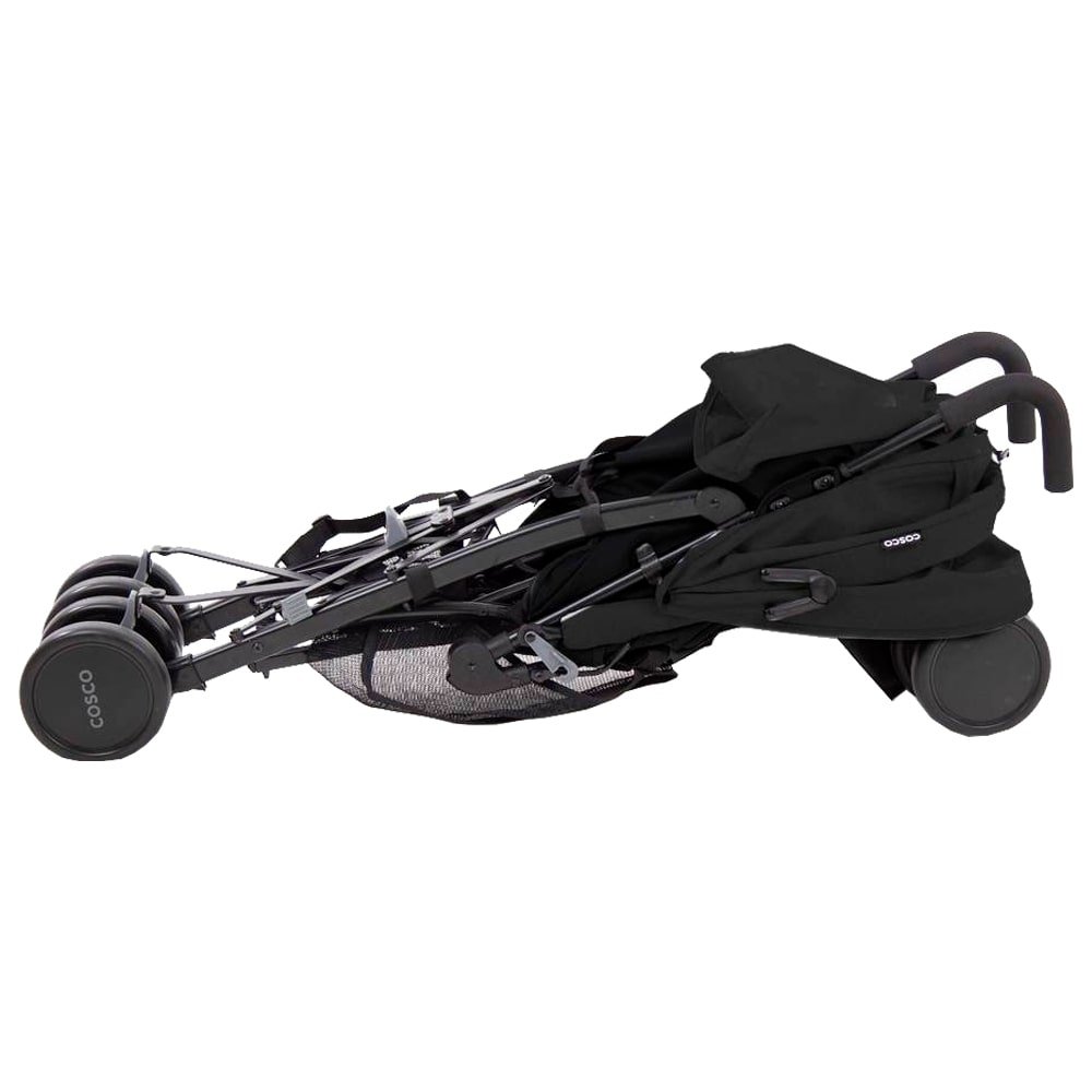 Carrinho Bebê Cosco Kids Hobby Preto Mescla