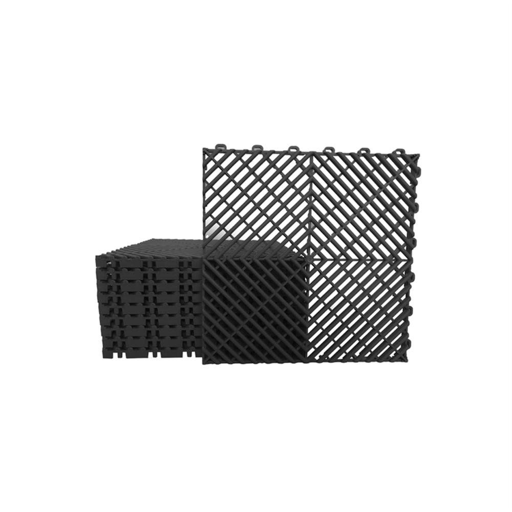 Estrado Modular Preto Pp 30X30 Hediplast C10