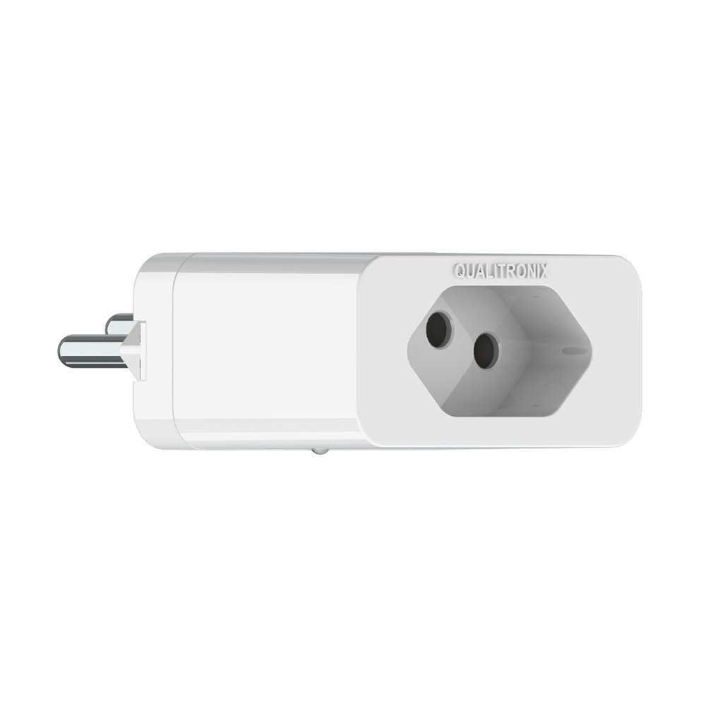 Plug Protector Qualitronix QPP04B - 3 Pinos, 20A, Branco