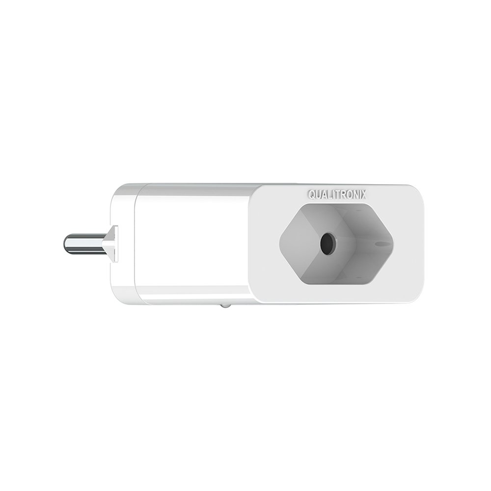 Plug Protector Qualitronix QPP02B - 2 Pinos, 20A, Branco