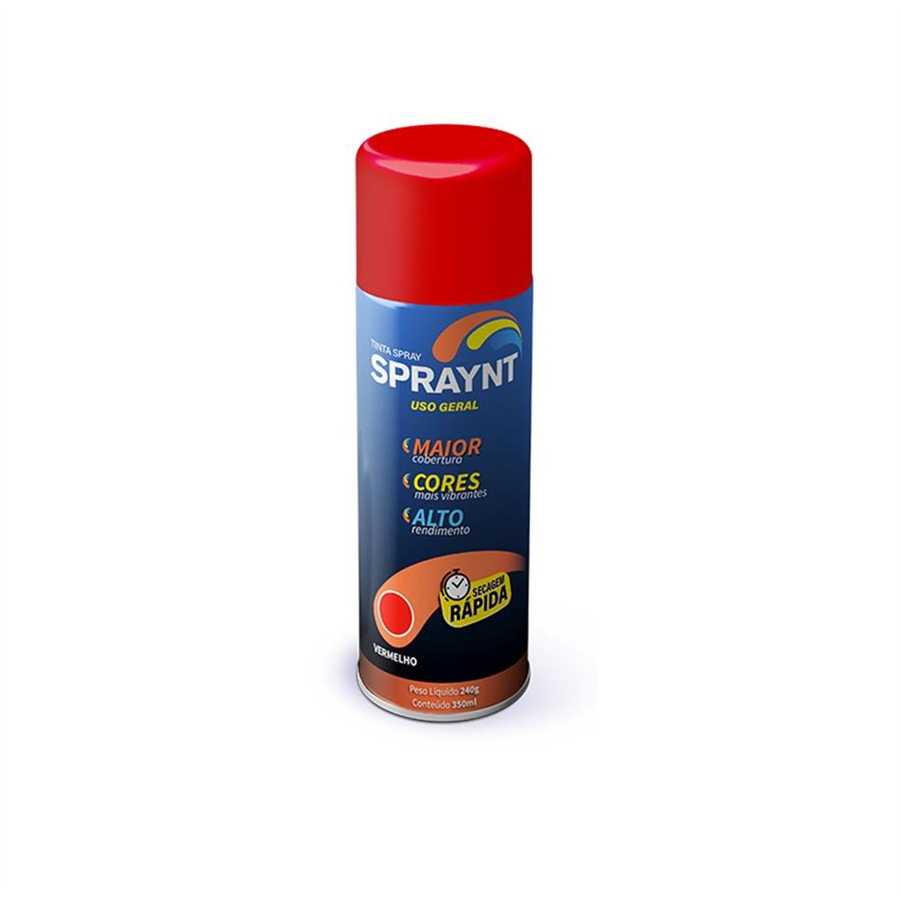 Tinta Spray Vermelho 6X350 Spraynt