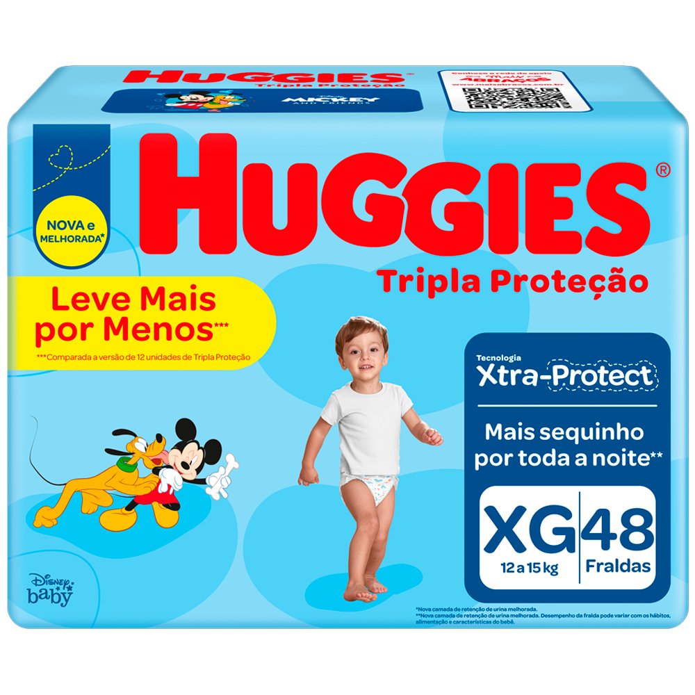 Fralda Huggies Mega Xg 48 Unidades