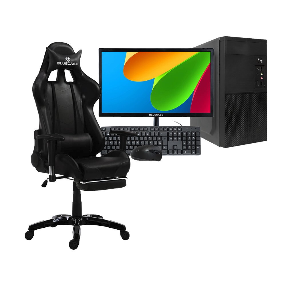 Kit Computador Completo Fx 4100 - 4GB, SSD 120Gb + Monitor 19" + Cadeira Gamer