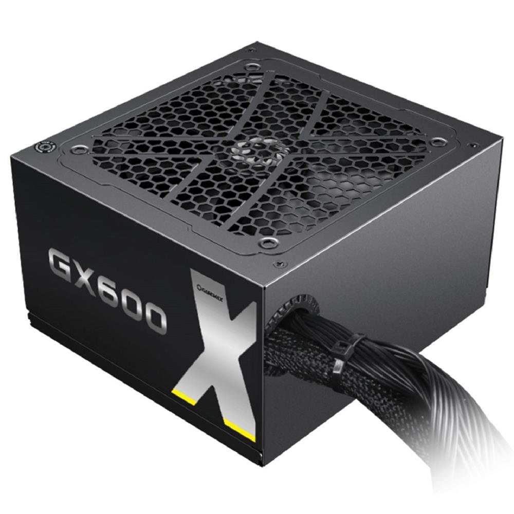 Fonte de Alimentação Gamemax GX600 80 Plus Gold 600W Black