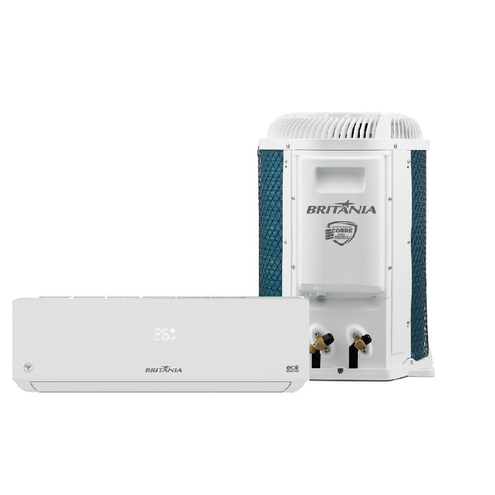 Ar Condicionado Split Britânia Hi Wall Eco Inverter 9.000 BTU/h Frio Monofásico Branco BAC9000IFM15 - 220V