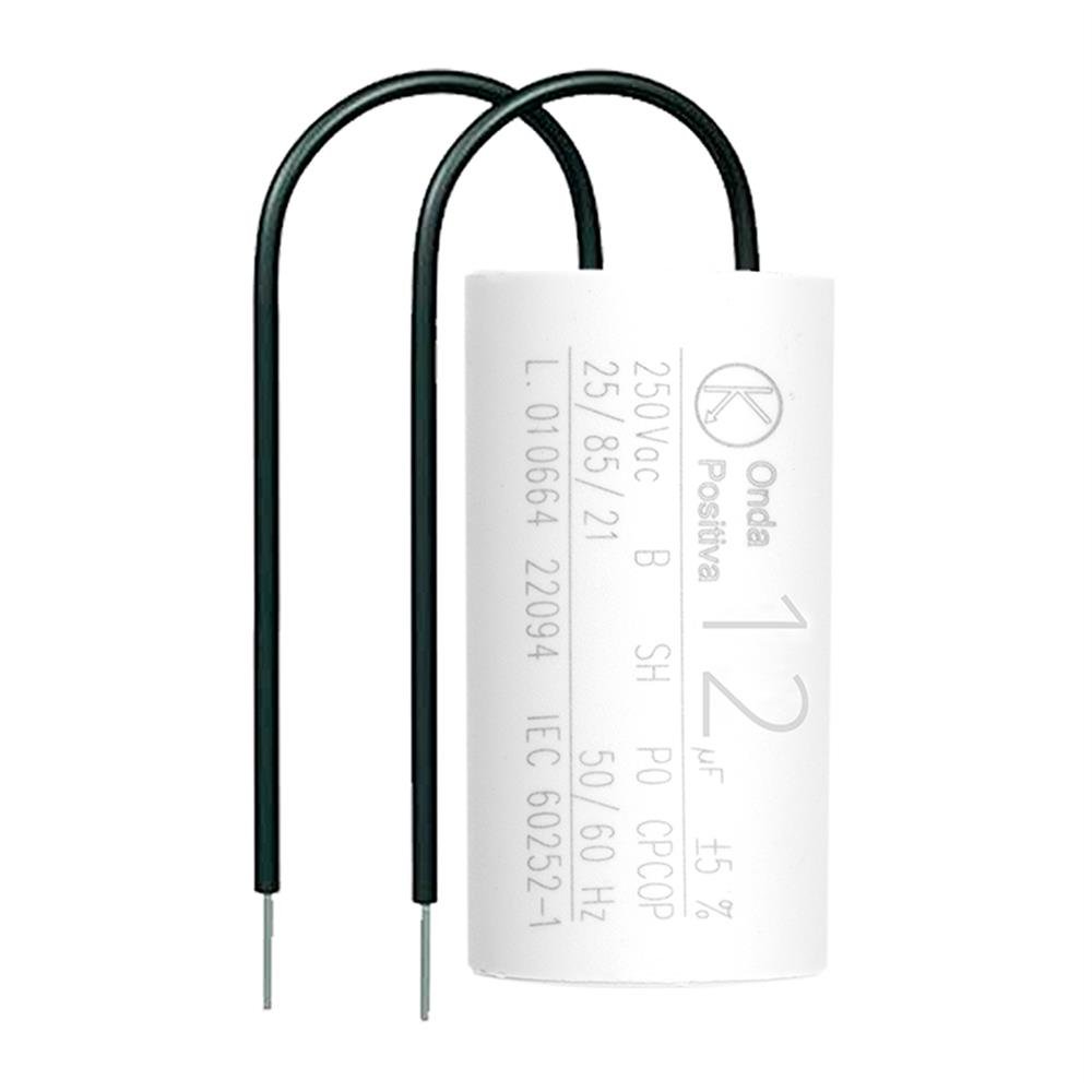 Capacitor Permanente Ventilador 12Uf 250V C10