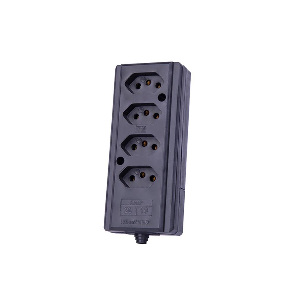 Tomada Barra Quadrupla Biamp 10/20A
