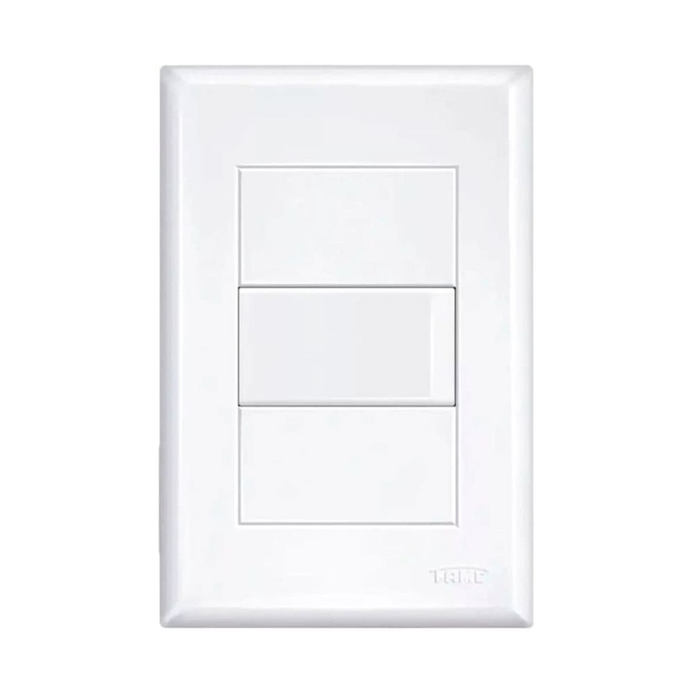 Interruptor Simples Com Placa 16a/250v Evidence 3741 Branco Fame