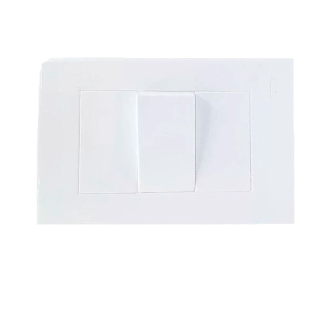 Interruptor Simples Com Placa 16a/250v Evidence 3741 Branco Fame