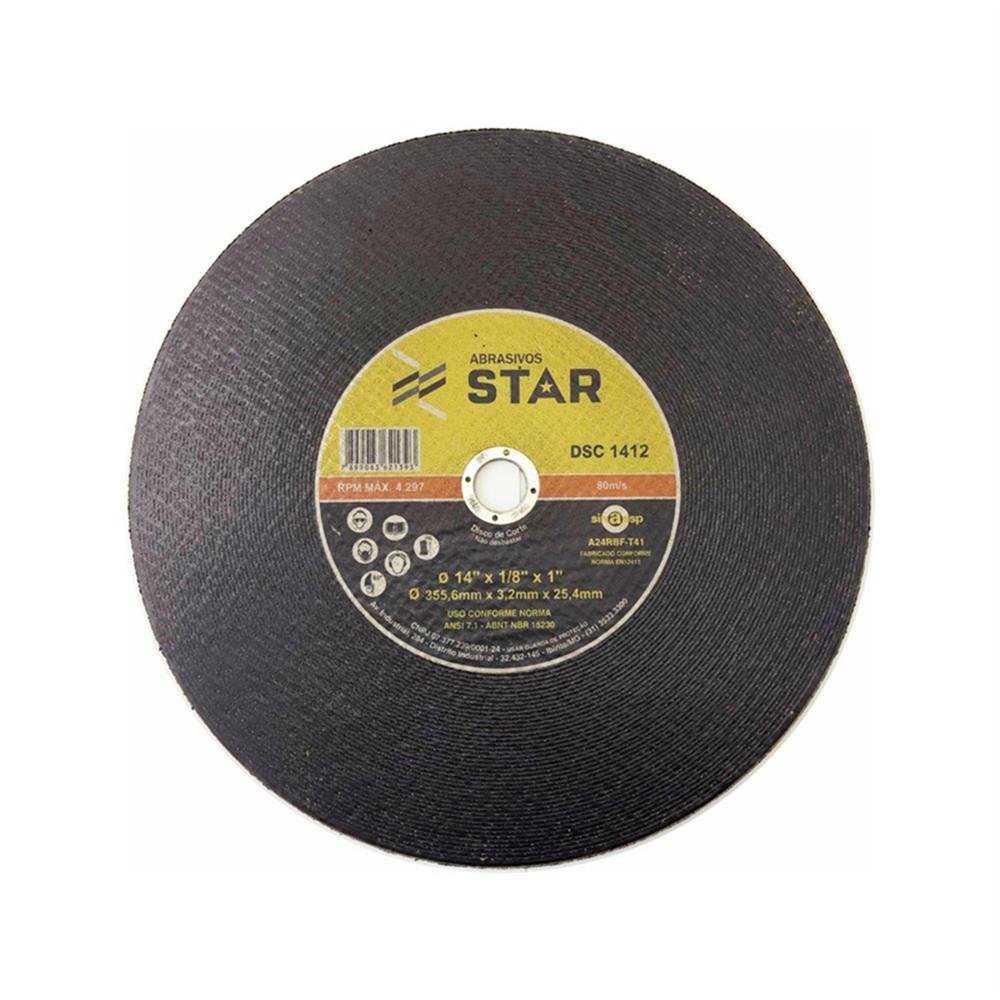 Disco Corte 14X1/8X1 Ferro Star C5