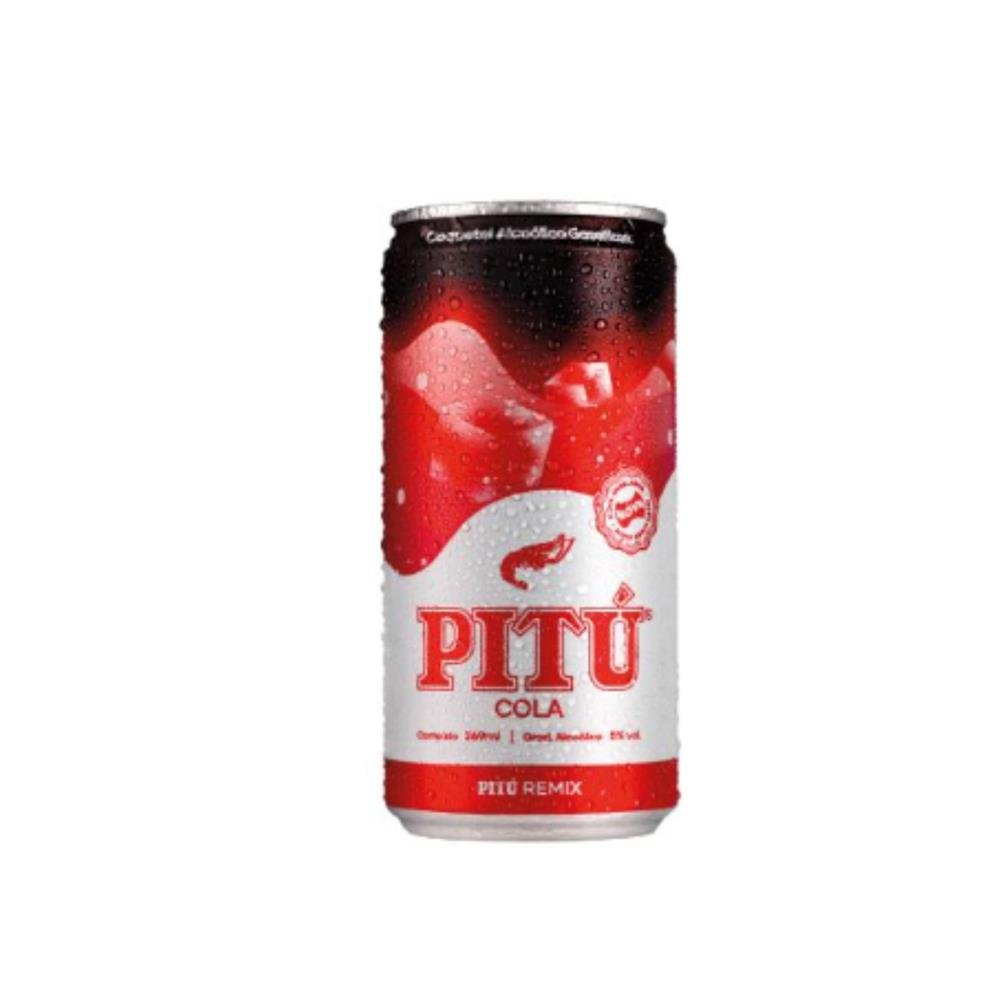 Aguardente Pitu Ice Cola Lata 12X269ML