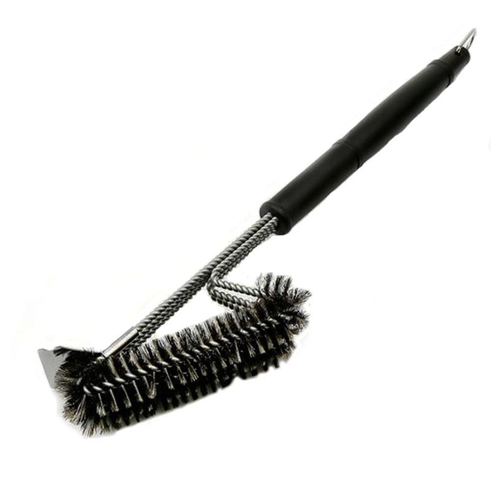 Escova Limpador Raspador De Grelha Resistente Premium para Churrasqueira - FlexInter