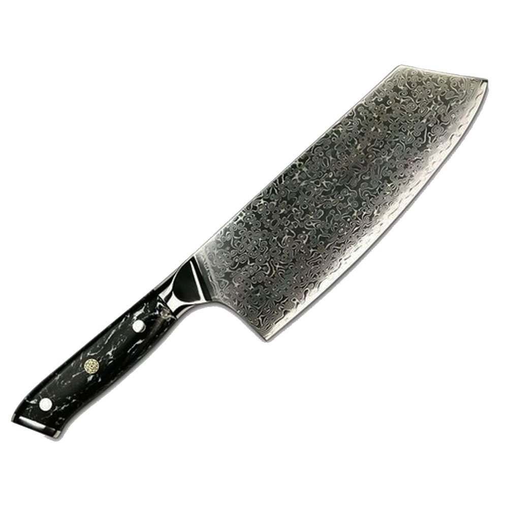 Cutelo Para Churrasco Centauro Cleaver VG10 Aço Damasco VG10 - FlexInter
